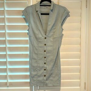 Urban outfitters button up dress – with cap sleeves